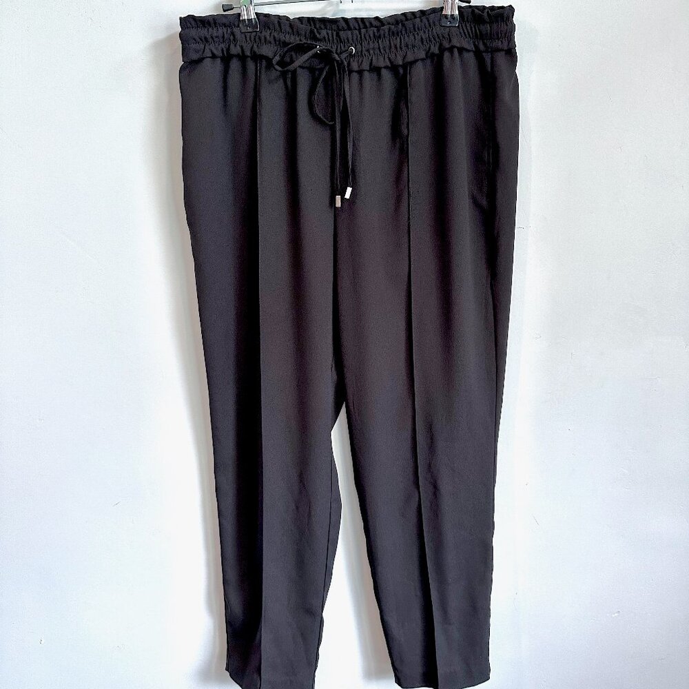 ZARA Linen Blend Straight Pants L